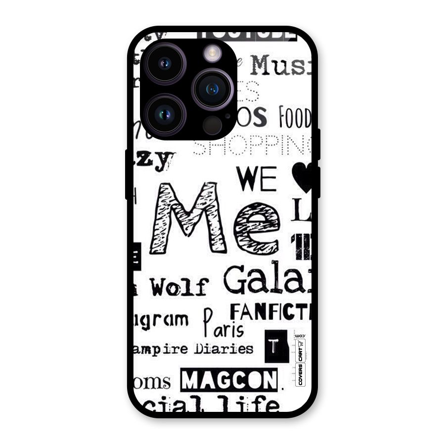 Love Things Glass Back Case for iPhone 14 Pro
