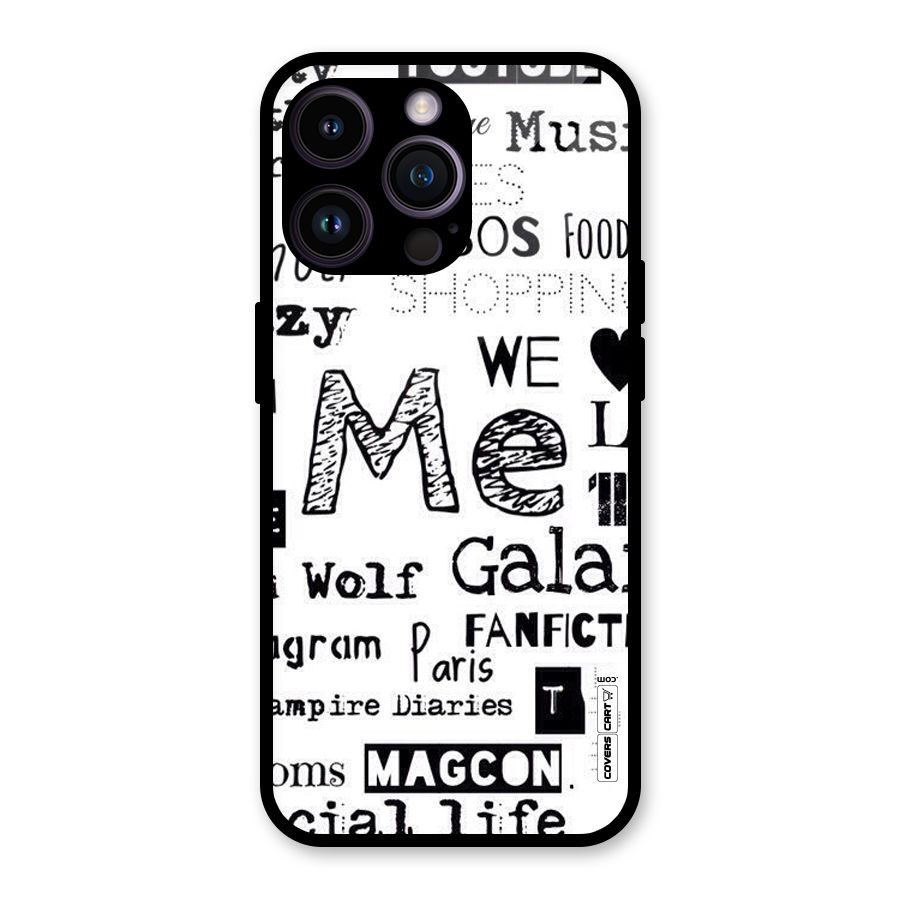 Love Things Glass Back Case for iPhone 14 Pro Max