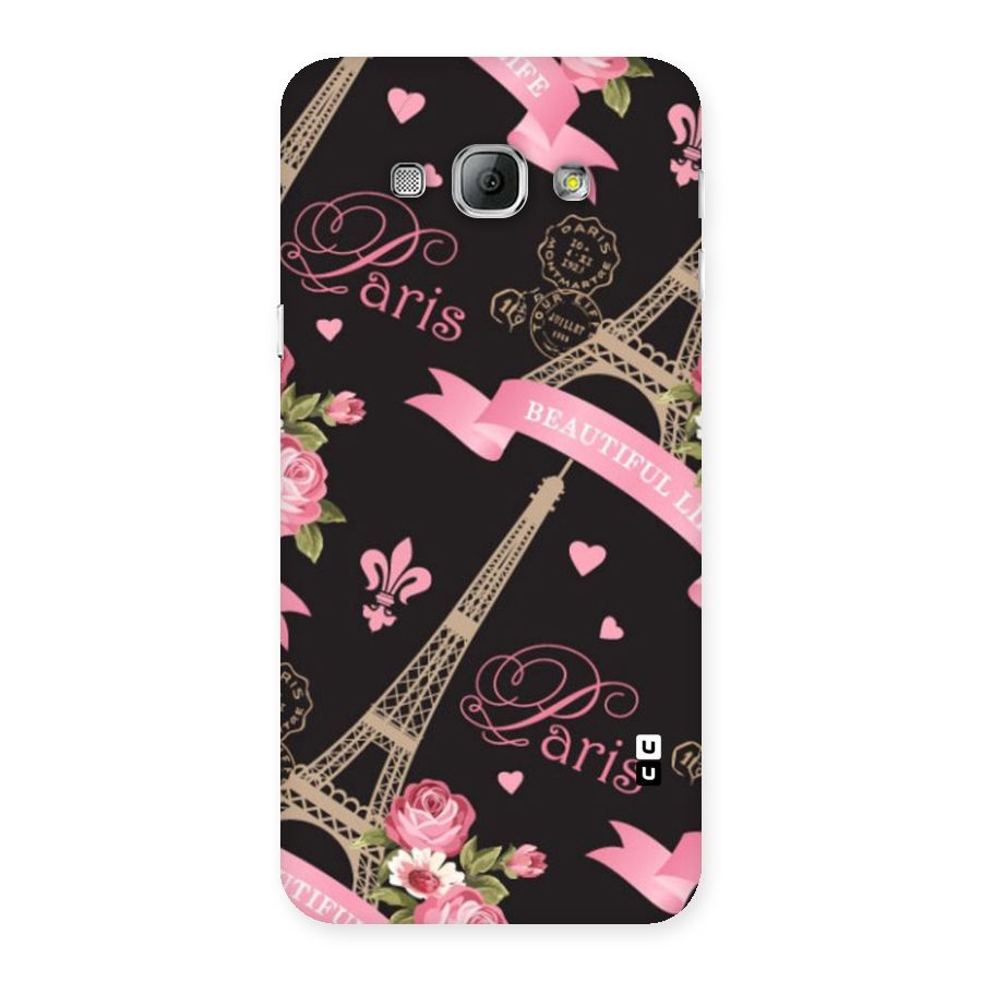 Love Tower Back Case for Galaxy A8