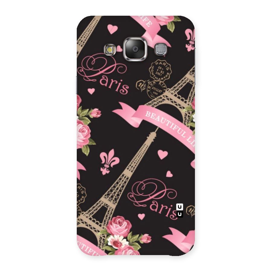 Love Tower Back Case for Galaxy E7