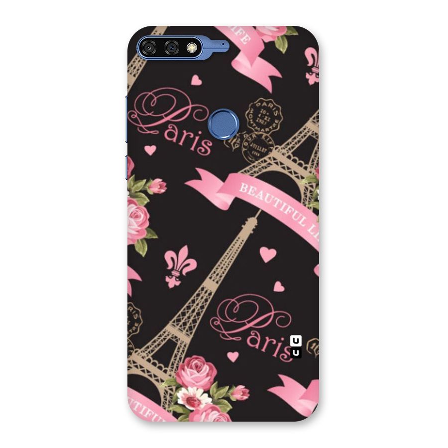 Love Tower Back Case for Honor 7C