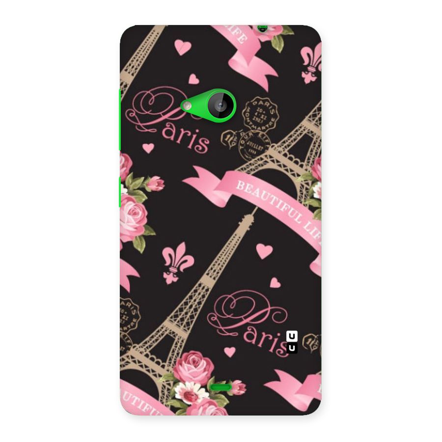 Love Tower Back Case for Lumia 535