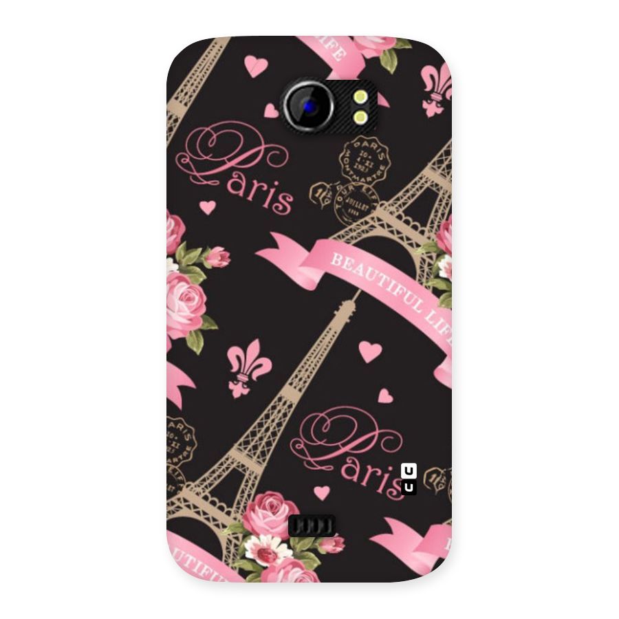 Love Tower Back Case for Micromax Canvas 2 A110