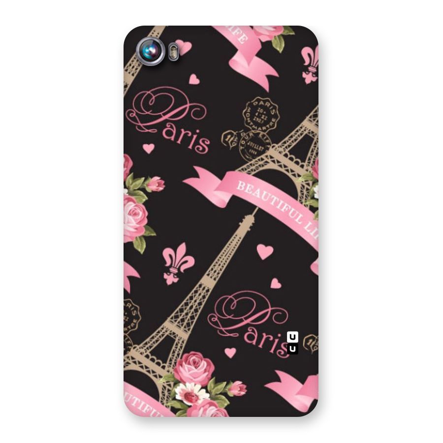 Love Tower Back Case for Micromax Canvas Fire 4 A107