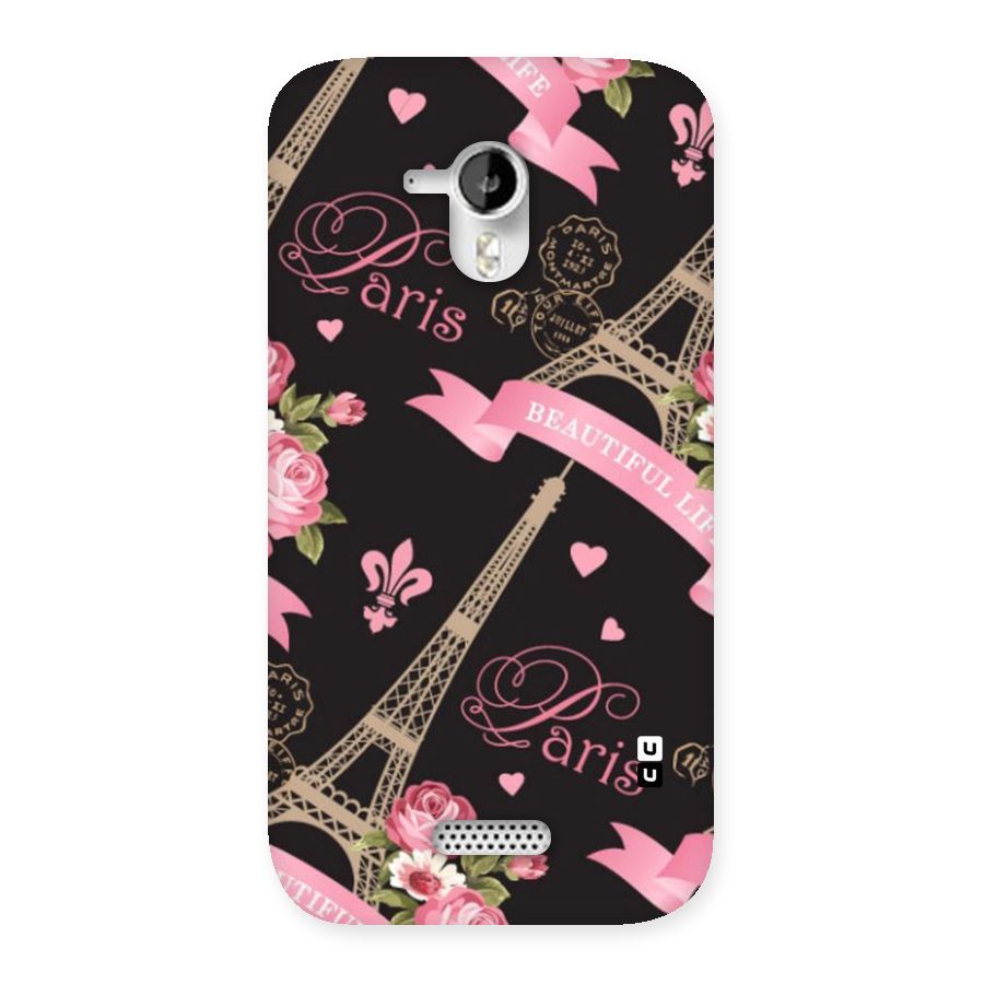 Love Tower Back Case for Micromax Canvas HD A116