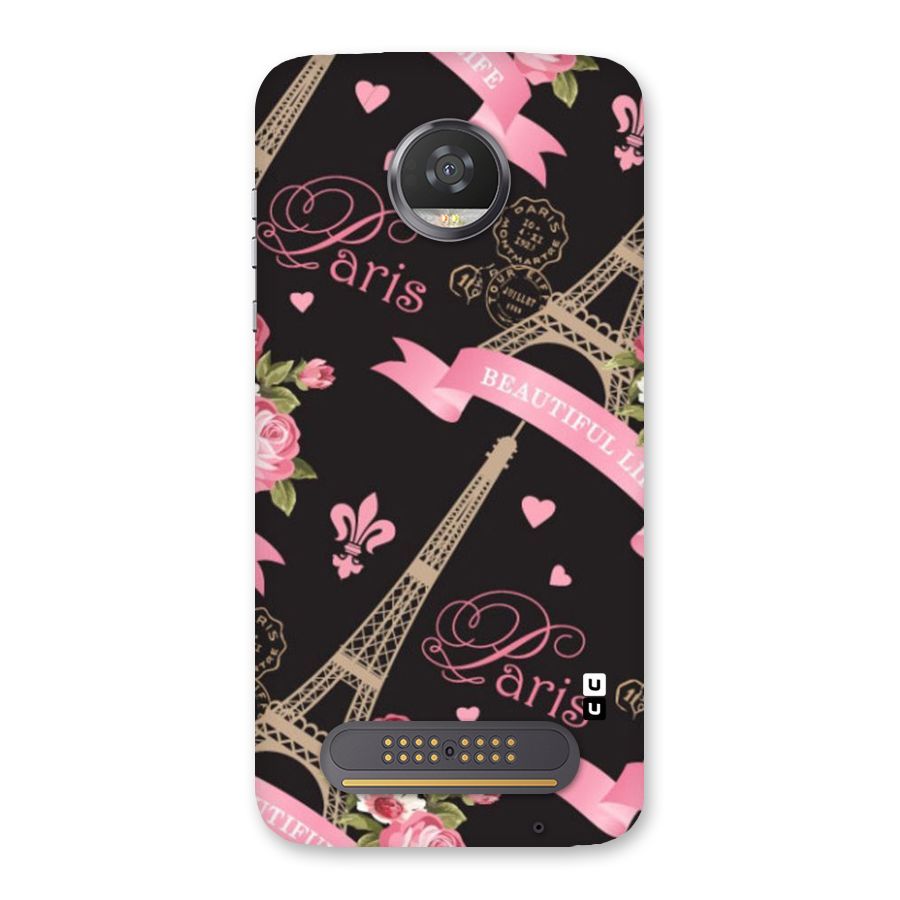 Love Tower Back Case for Moto Z2 Play