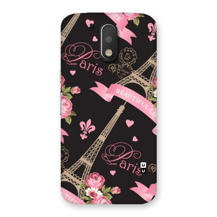 Love Tower Back Case for Motorola Moto G4