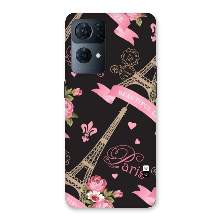 Love Tower Back Case for Oppo Reno7 Pro 5G