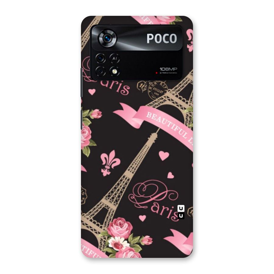 Love Tower Back Case for Poco X4 Pro 5G