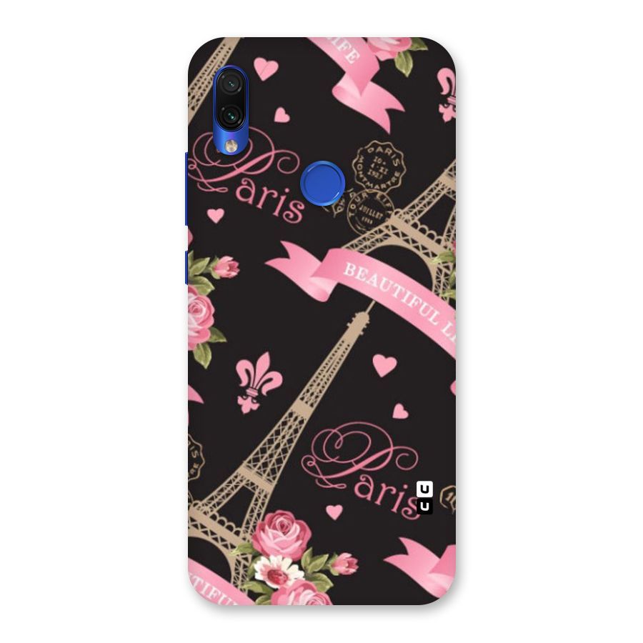 Love Tower Back Case for Redmi Note 7S
