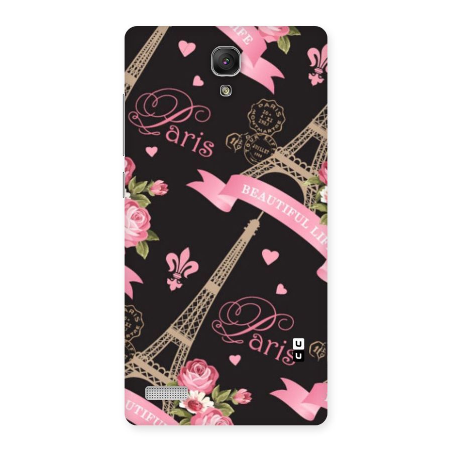 Love Tower Back Case for Redmi Note Prime