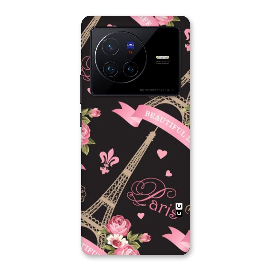 Love Tower Back Case for Vivo X80