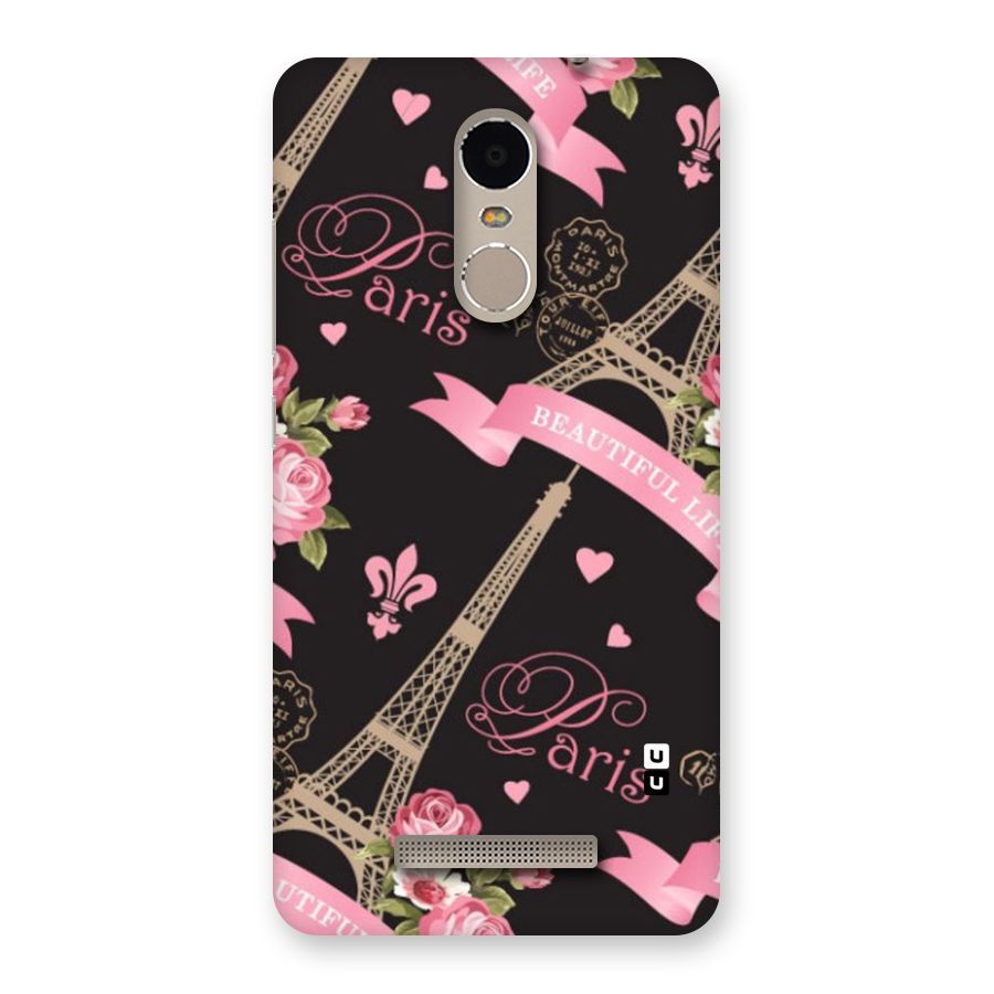 Love Tower Back Case for Xiaomi Redmi Note 3