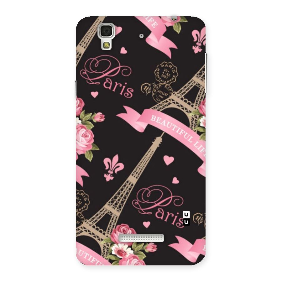 Love Tower Back Case for Yu Yureka