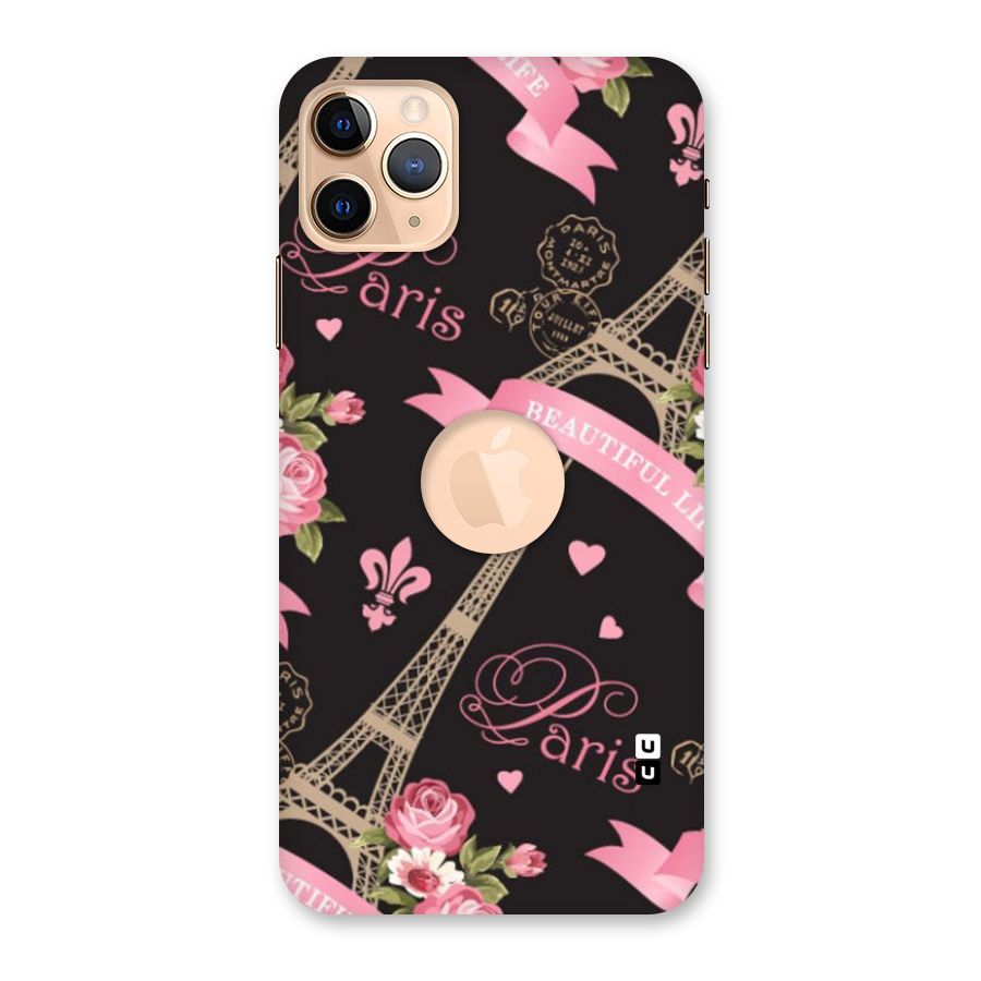 Love Tower Back Case for iPhone 11 Pro Max Logo Cut