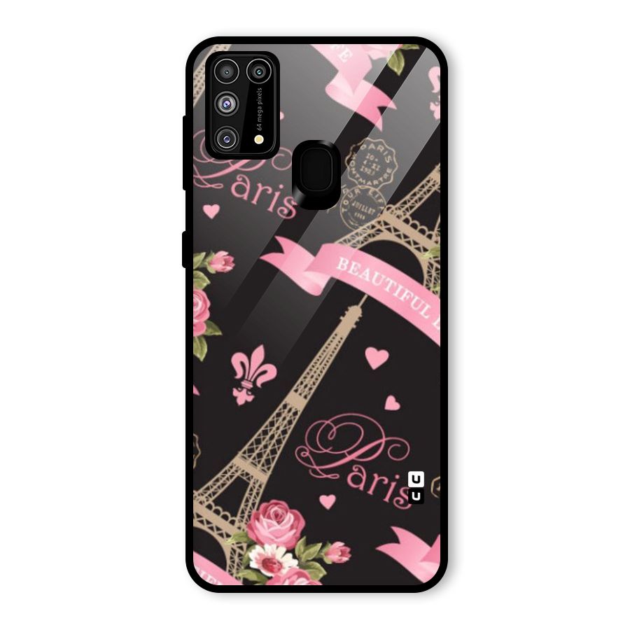 Love Tower Glass Back Case for Galaxy F41