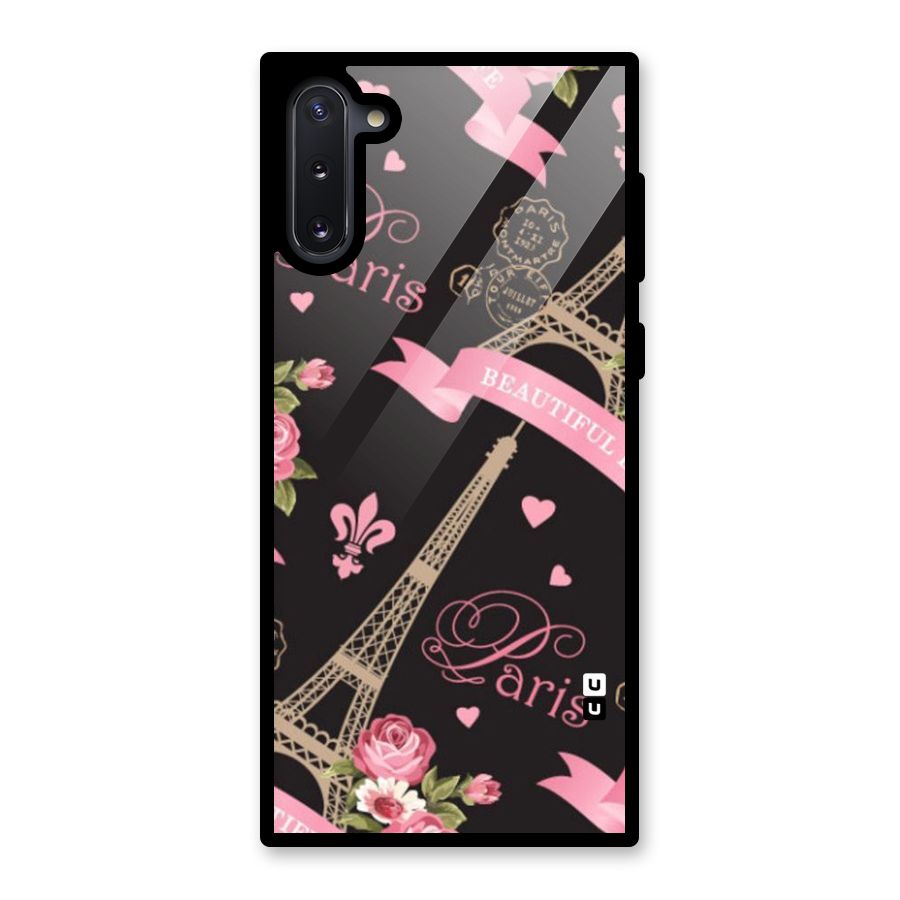 Love Tower Glass Back Case for Galaxy Note 10