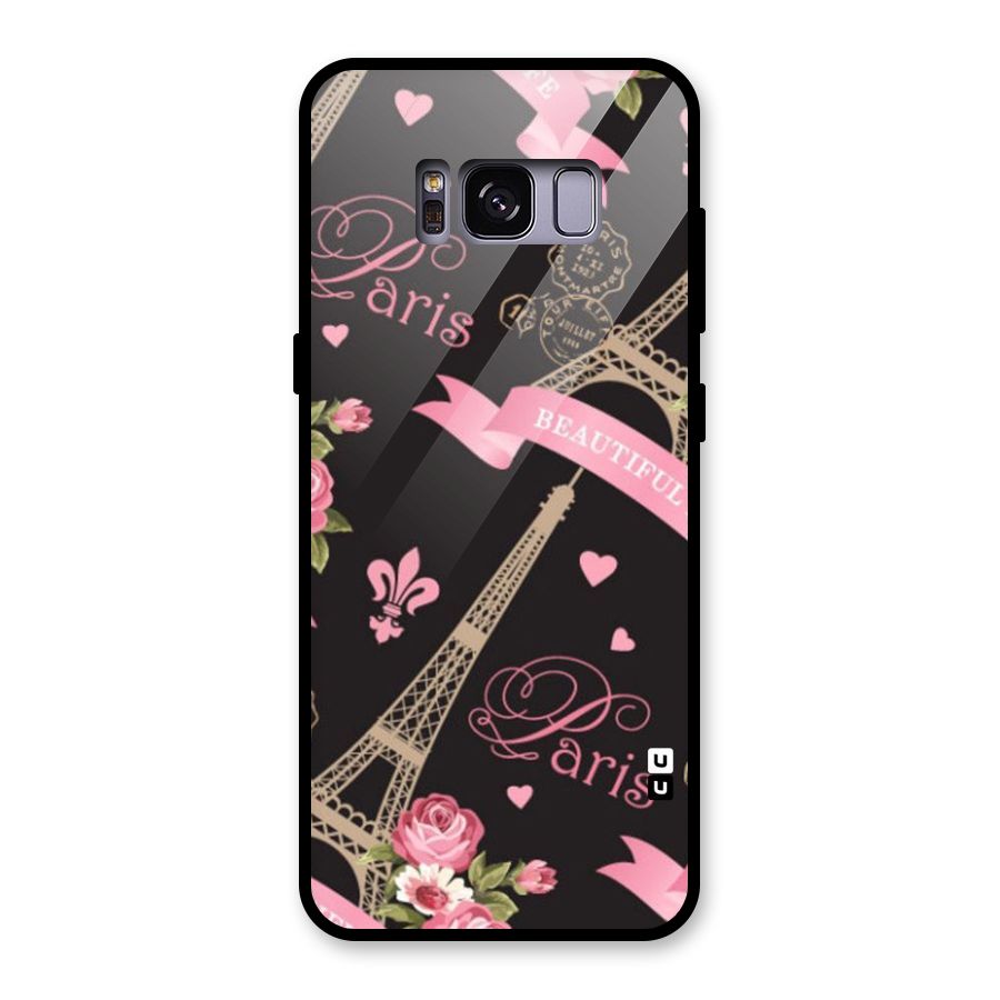 Love Tower Glass Back Case for Galaxy S8