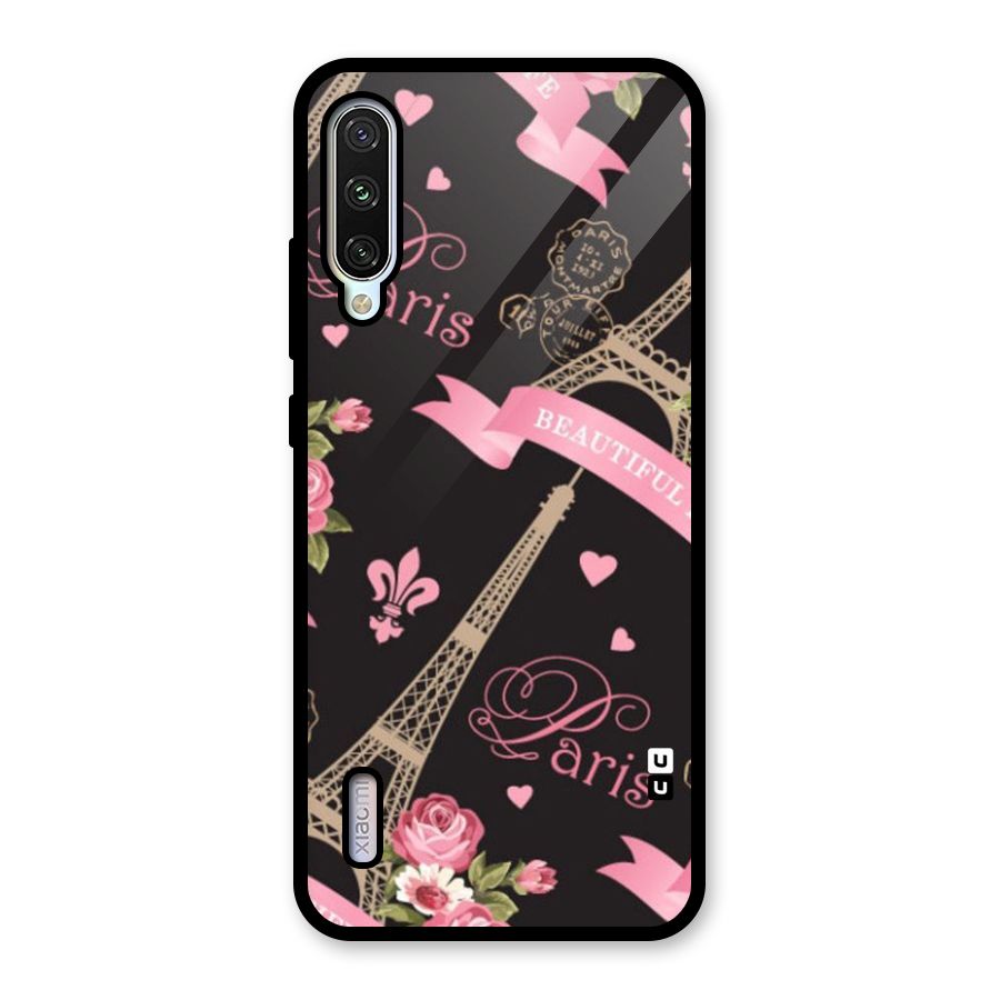 Love Tower Glass Back Case for Mi A3