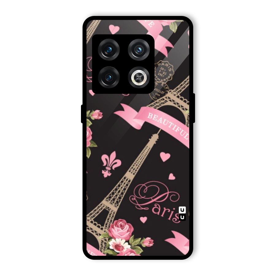 Love Tower Glass Back Case for OnePlus 10 Pro 5G