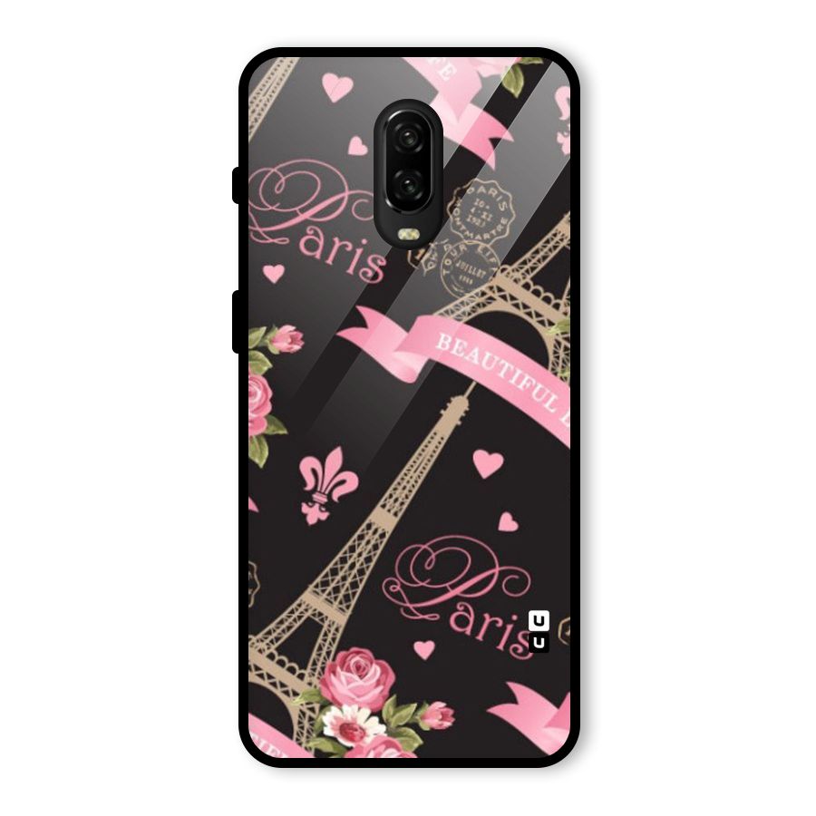 Love Tower Glass Back Case for OnePlus 6T
