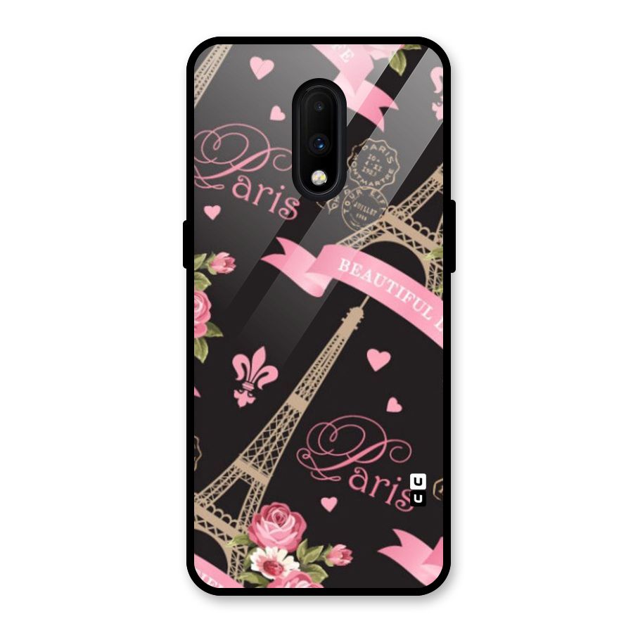 Love Tower Glass Back Case for OnePlus 7
