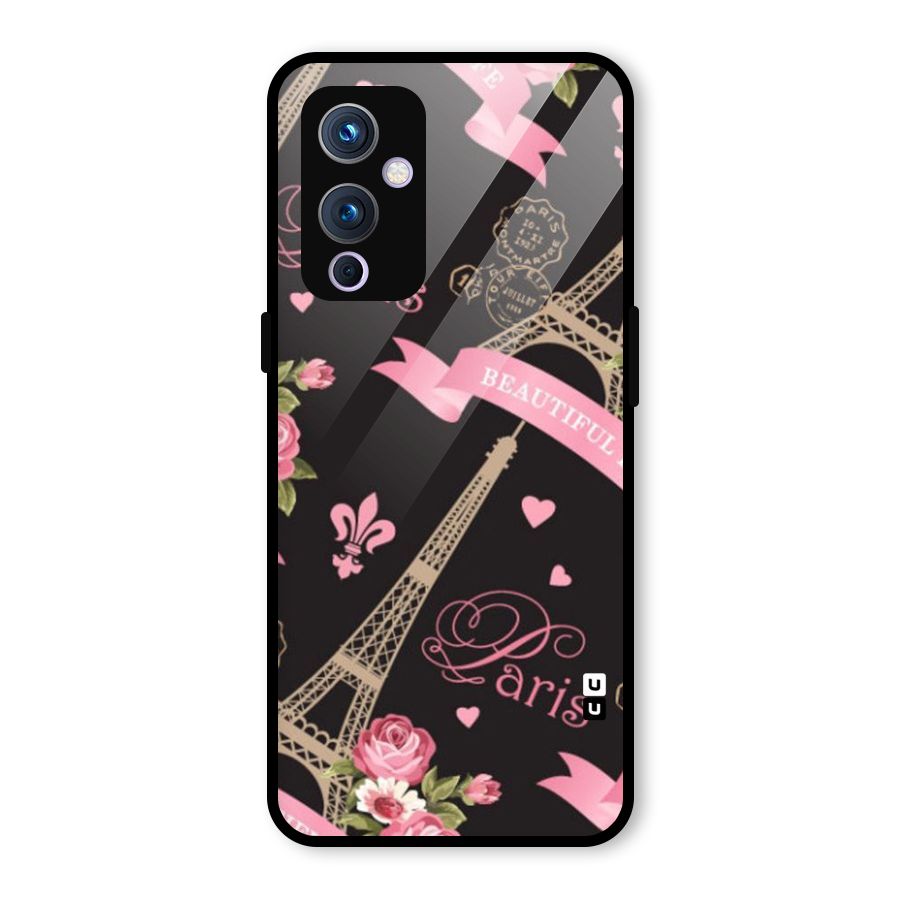 Love Tower Glass Back Case for OnePlus 9