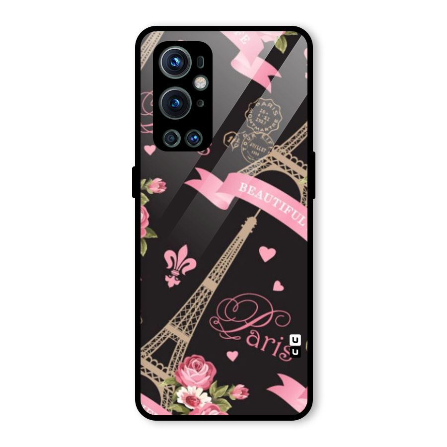 Love Tower Glass Back Case for OnePlus 9 Pro