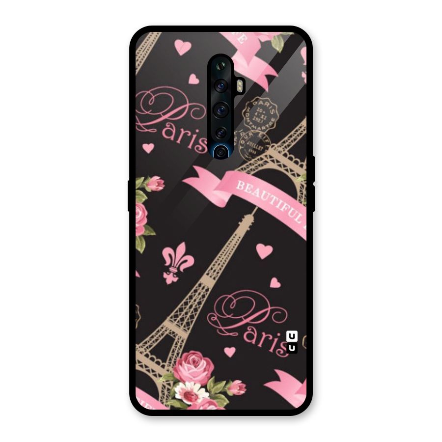Love Tower Glass Back Case for Oppo Reno2 Z