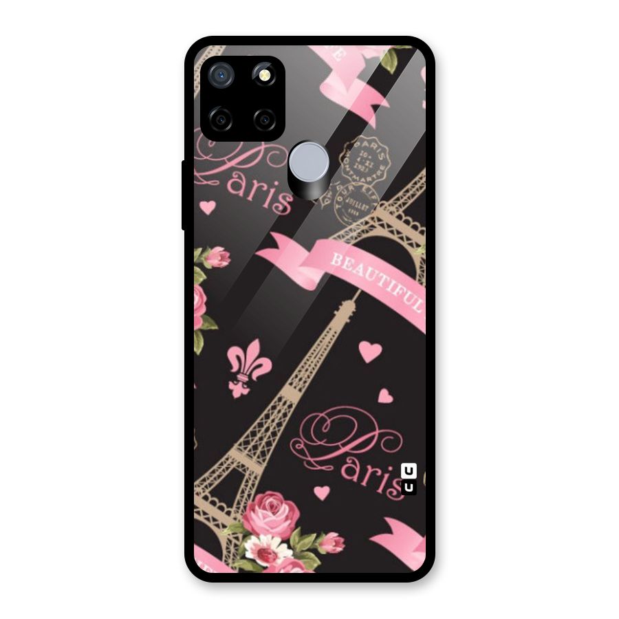 Love Tower Glass Back Case for Realme C12