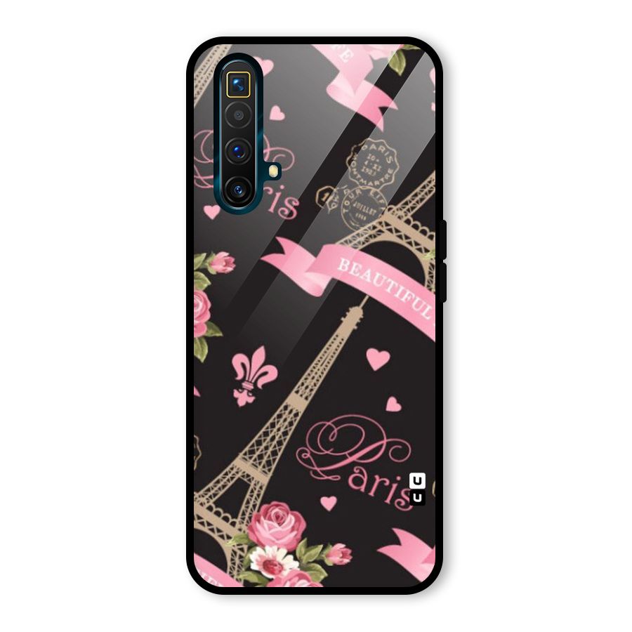 Love Tower Glass Back Case for Realme X3