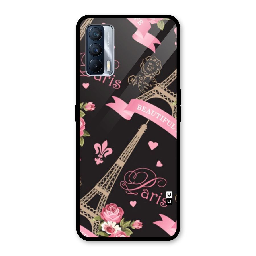 Love Tower Glass Back Case for Realme X7