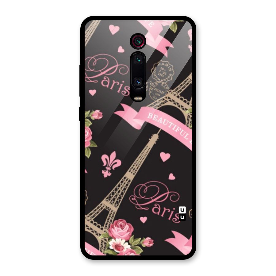Love Tower Glass Back Case for Redmi K20