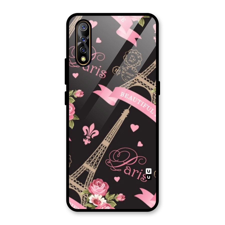 Love Tower Glass Back Case for Vivo S1