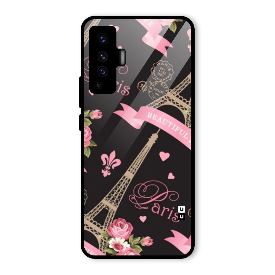 Love Tower Glass Back Case for Vivo X50