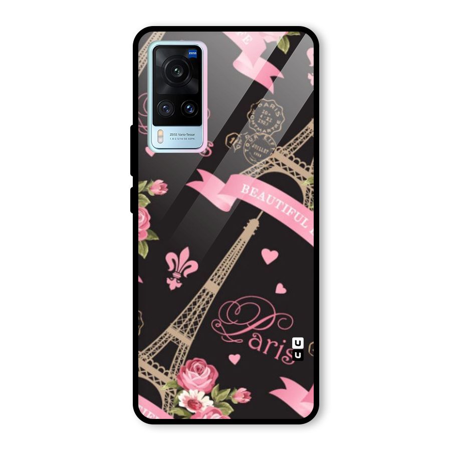Love Tower Glass Back Case for Vivo X60