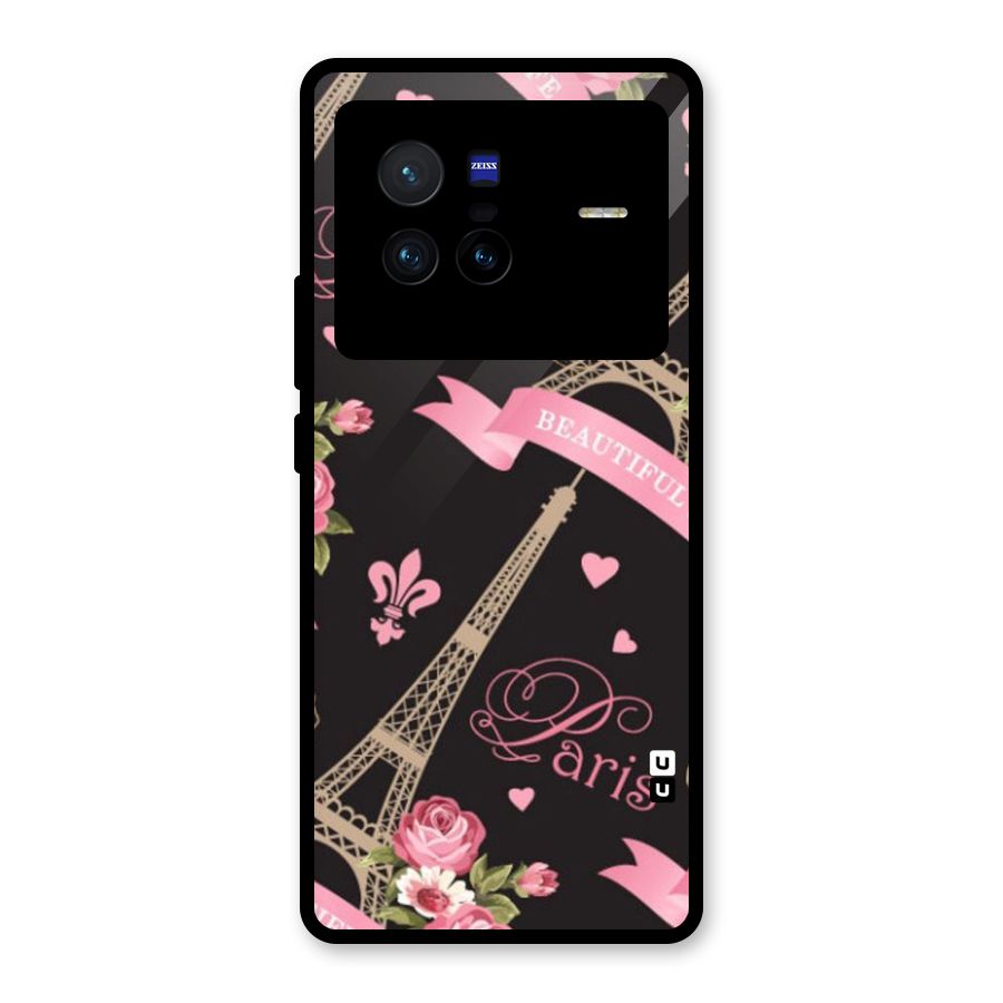 Love Tower Glass Back Case for Vivo X80