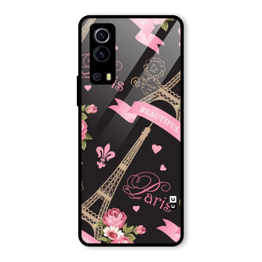 Love Tower Glass Back Case for Vivo iQOO Z3