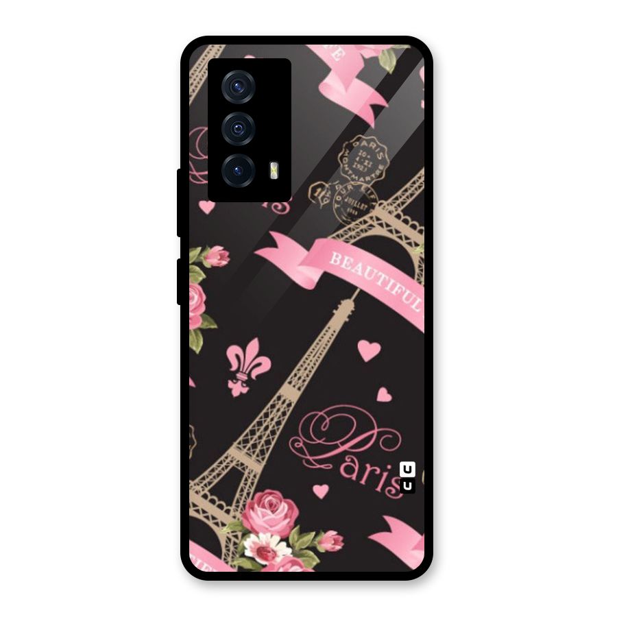 Love Tower Glass Back Case for Vivo iQOO Z5