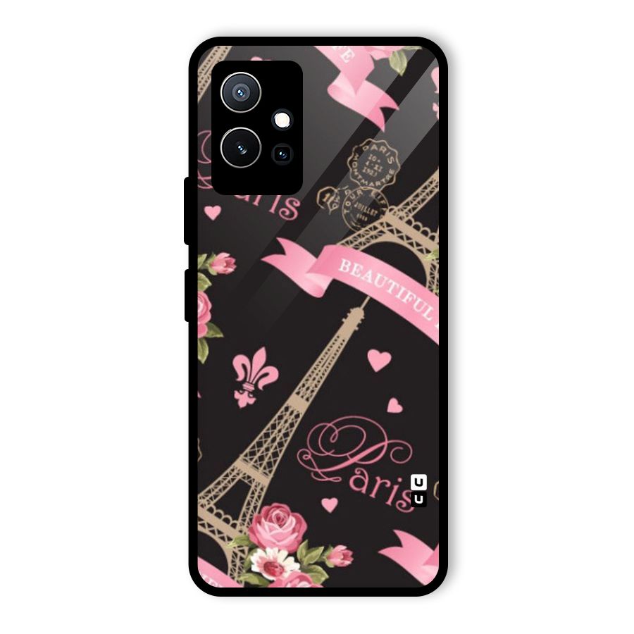 Love Tower Glass Back Case for Vivo iQOO Z6