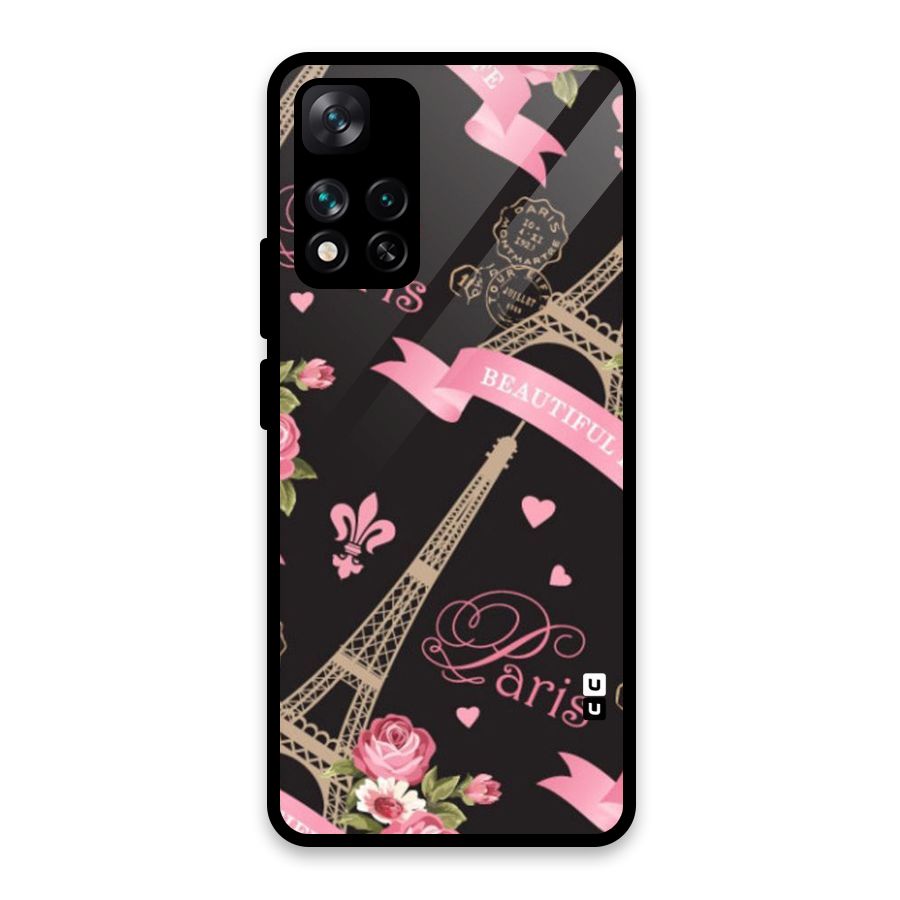 Love Tower Glass Back Case for Xiaomi 11i HyperCharge 5G