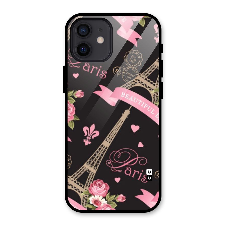 Love Tower Glass Back Case for iPhone 12