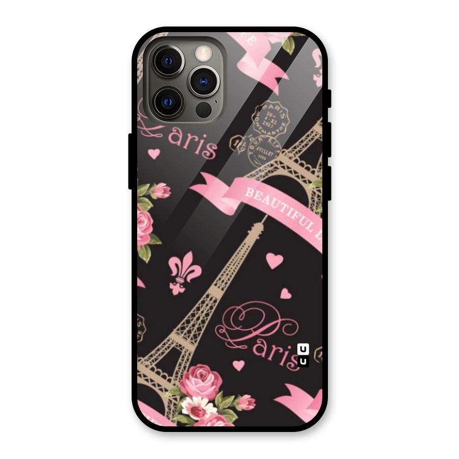 Love Tower Glass Back Case for iPhone 12 Pro