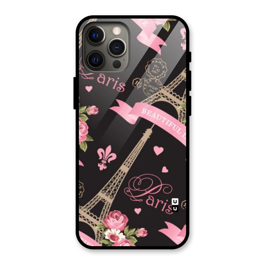 Love Tower Glass Back Case for iPhone 12 Pro Max