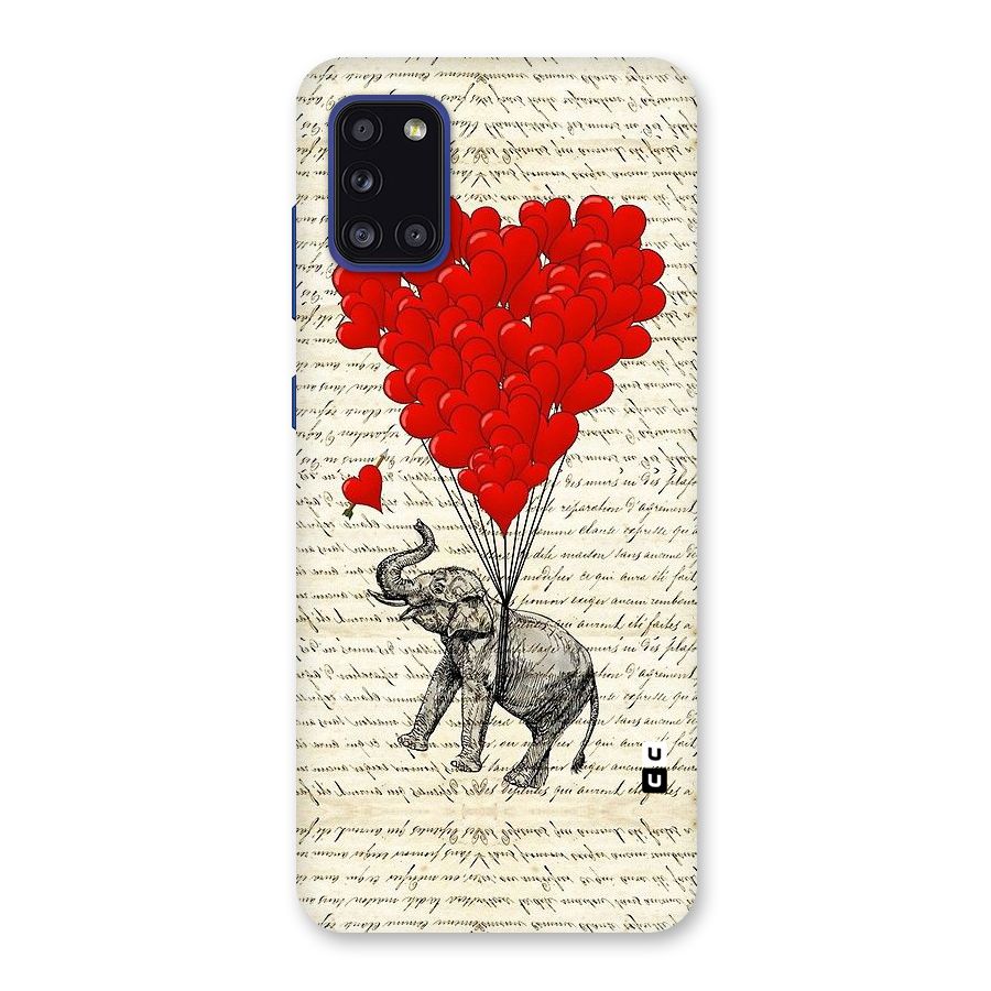 Love Weight Back Case for Galaxy A31