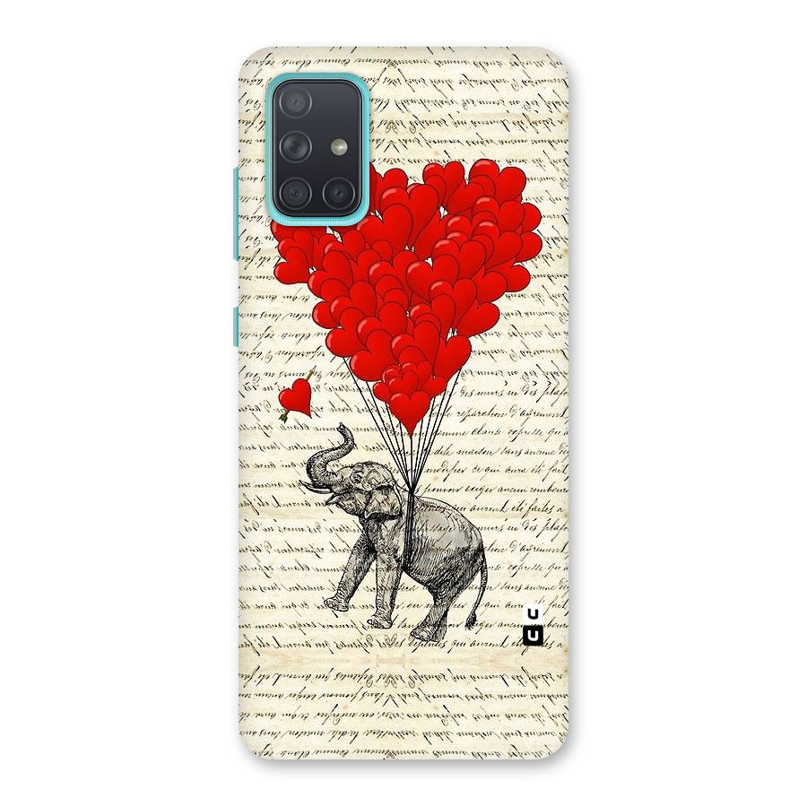 Love Weight Back Case for Galaxy A71