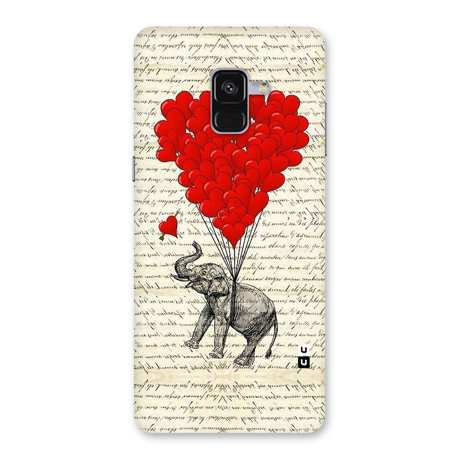 Love Weight Back Case for Galaxy A8 Plus