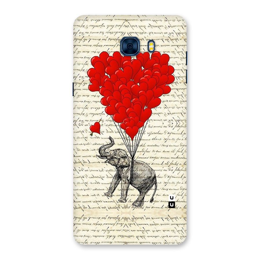 Love Weight Back Case for Galaxy C7 Pro