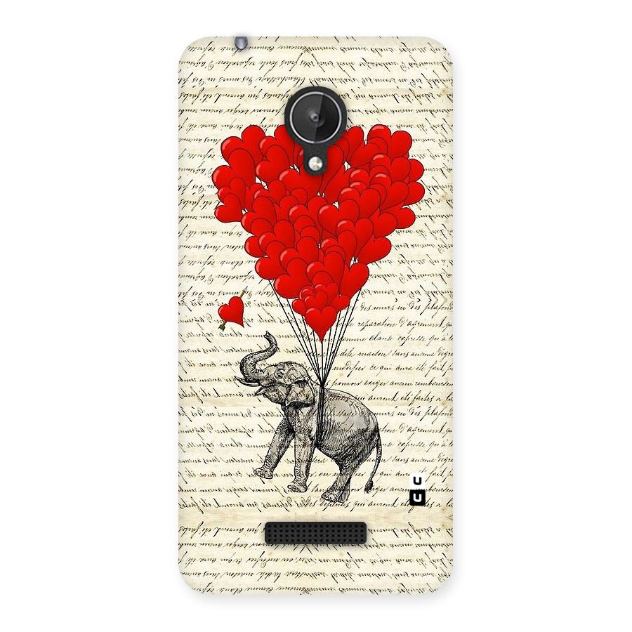 Love Weight Back Case for Micromax Canvas Spark Q380