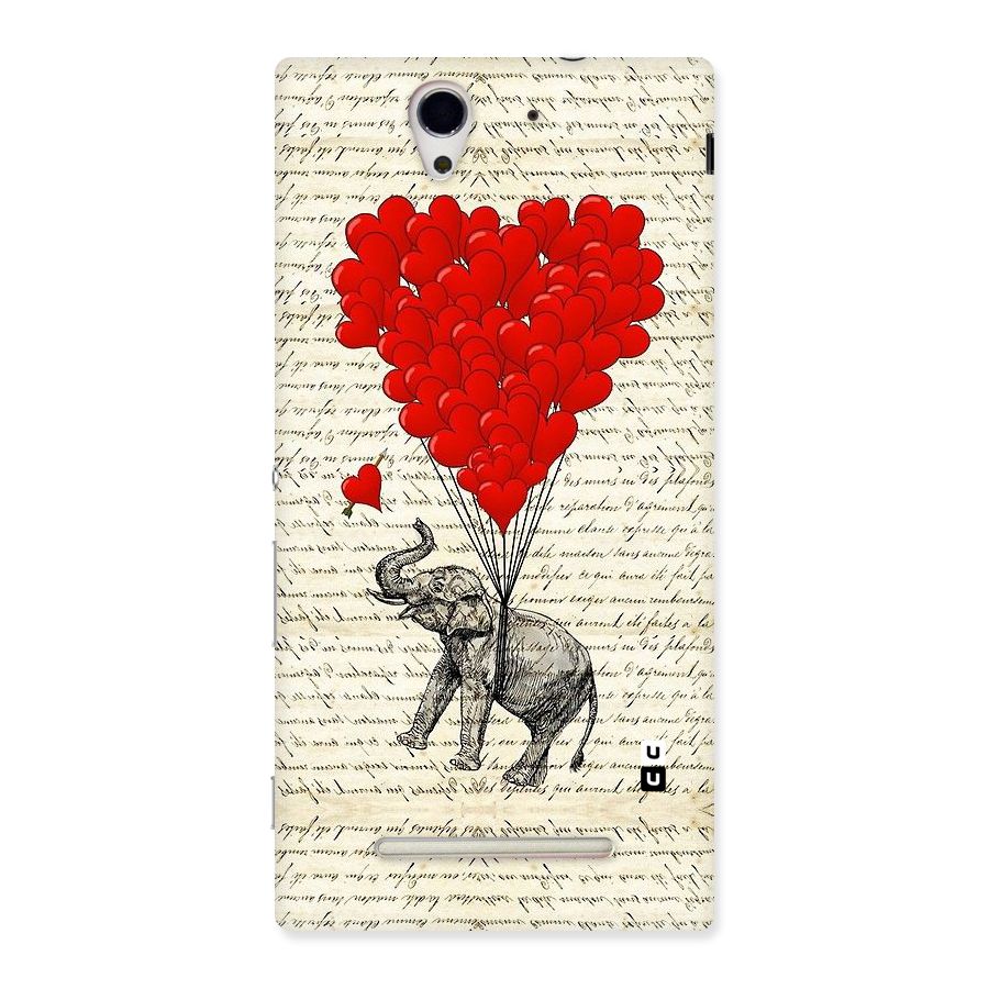 Love Weight Back Case for Sony Xperia C3